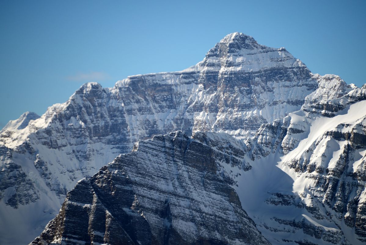 11B Mount Hungabee From Lake Louise Ski Area